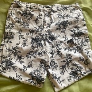 croft and barrow floral pants